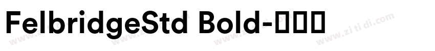 FelbridgeStd Bold字体转换